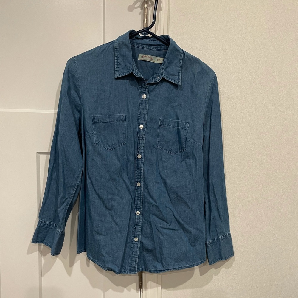 Denim Faded Glory long sleeves Size Small